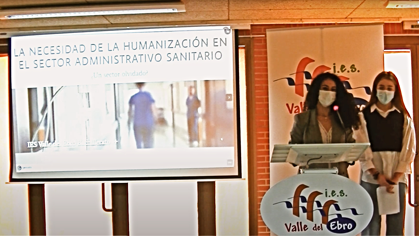 Dos alumnas del Bi+ del IES Valle del Ebro presentarán su investigación en el 7º Congreso Nacional de la Asociación de Administrativos de la Salud